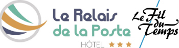 Logo hotel relais poste fil du temps